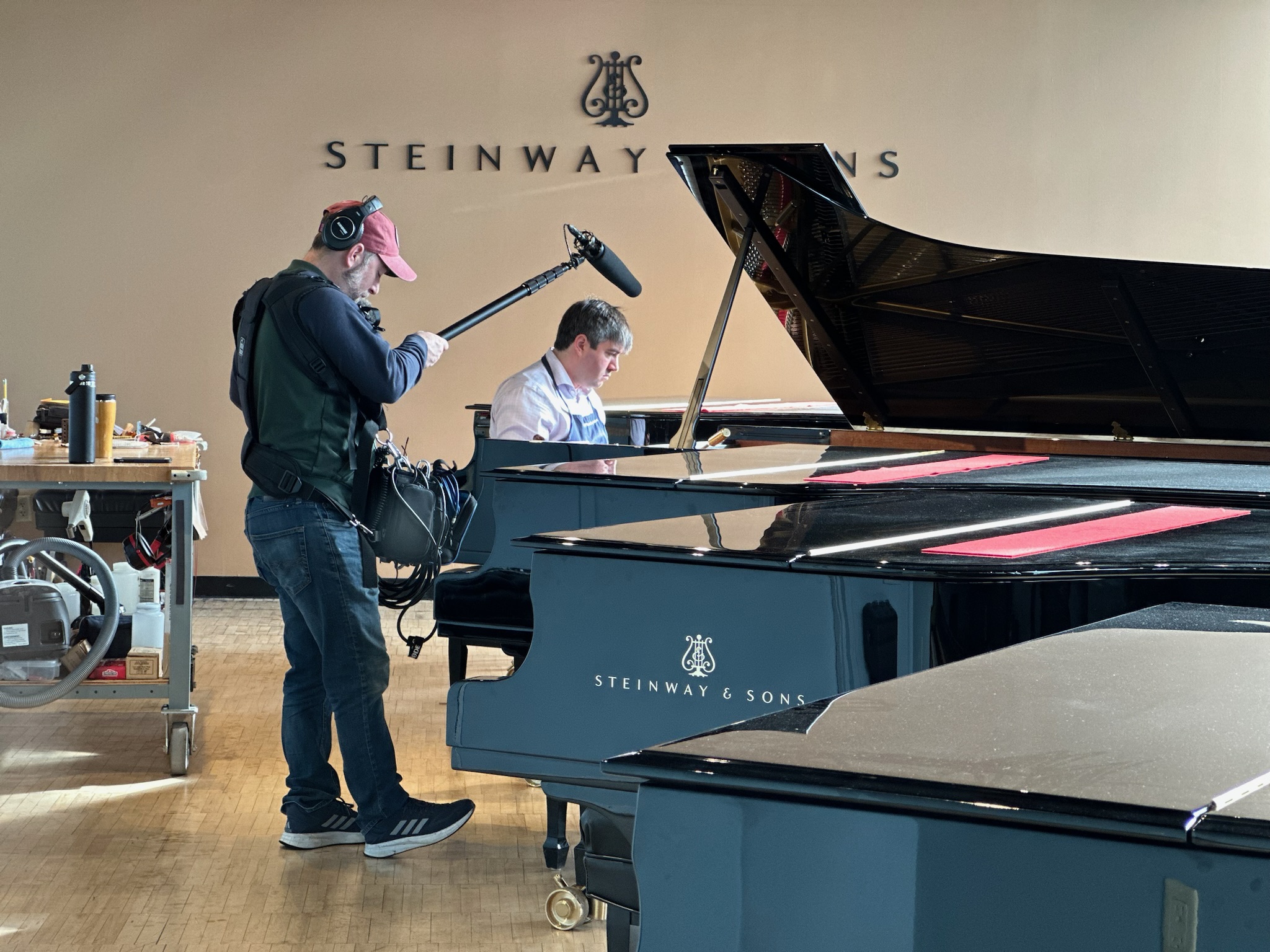 AFPC content production behind the scenes at Steinway & Sons
