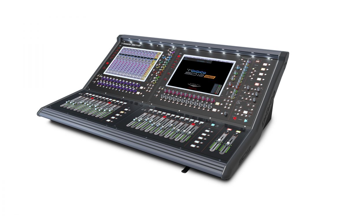 DiGiCo SD12-96 front console with faders